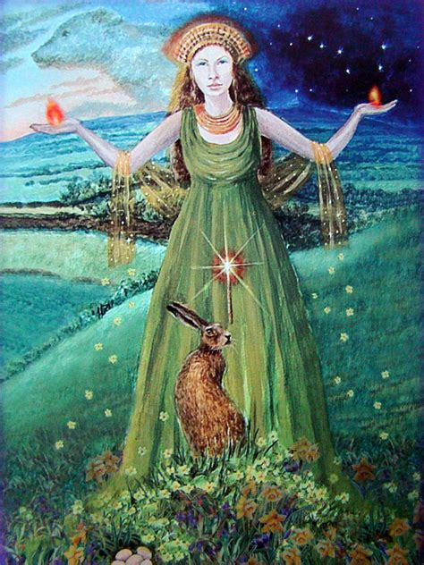 The Pagan Goddess of Spring and Her Sacred Animals